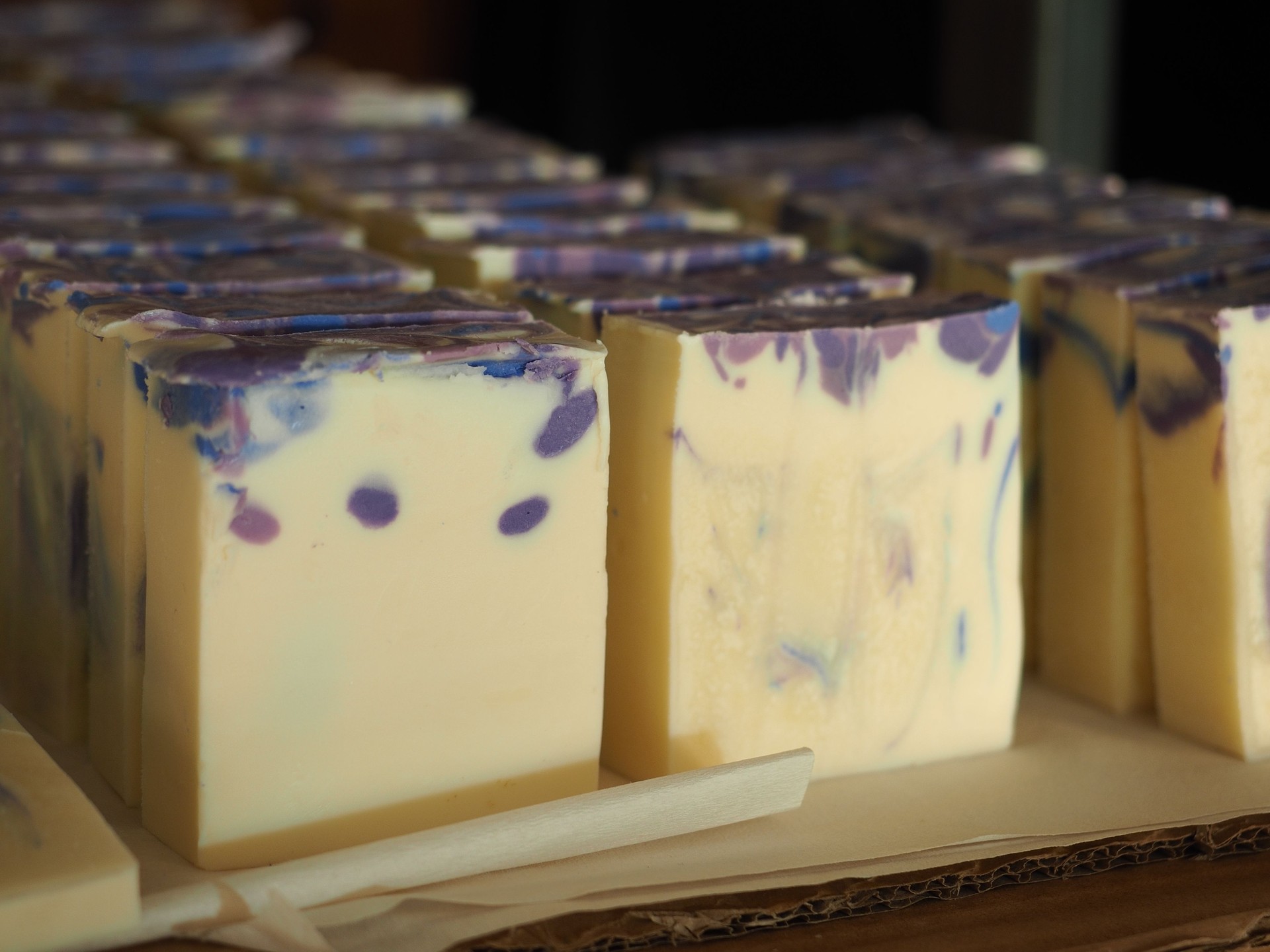 Hand made soaps. Natural, goats milk soap.